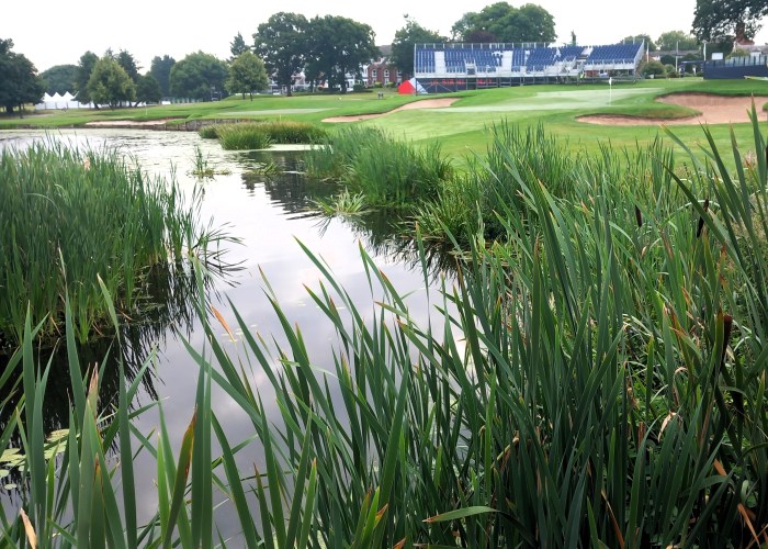 18th hole on the Brabazon Course, The Belfry, Sutton Coldfield